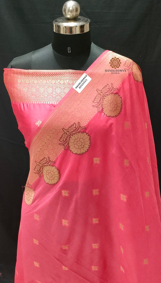 Banarasi Border Dola Silk Banarasi Saree